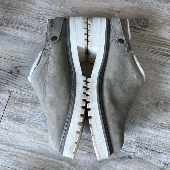 LL Bean Clogs Camden Hill Lined Women's 9 Gray Brown - Picture 6 of 13